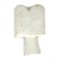 Cream Soapstone Angel Sculpture with Star 5 inches Hand-Carved